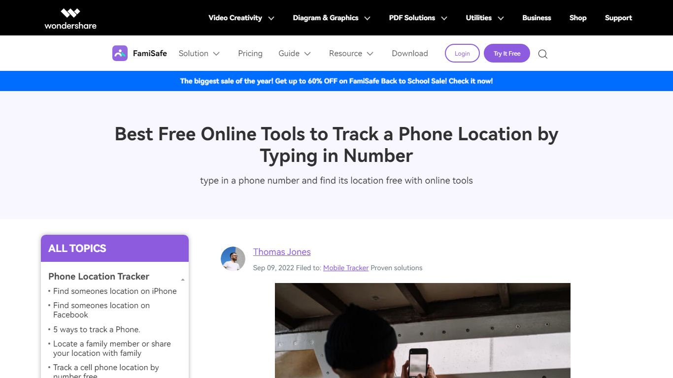 Free&Online Tools to Track a Phone Number Location [2022] - FamiSafe